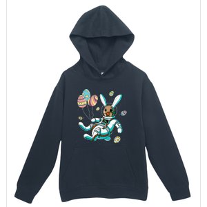 Astronaut Bunny Rabbit Planet Egg Easter Day Urban Pullover Hoodie