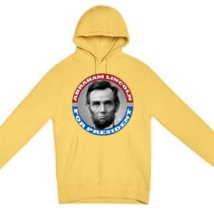 Abraham Abe Lincoln For President Retro Premium Pullover Hoodie