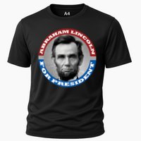 Abraham Abe Lincoln For President Retro Cooling Performance Crew T-Shirt