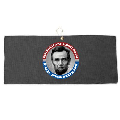 Abraham Abe Lincoln For President Retro Large Microfiber Waffle Golf Towel