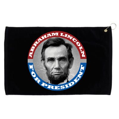 Abraham Abe Lincoln For President Retro Grommeted Golf Towel