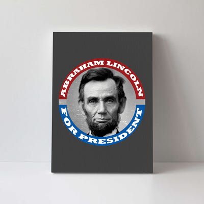 Abraham Abe Lincoln For President Retro Canvas