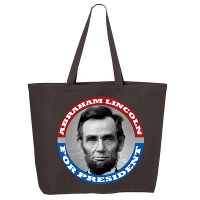 Abraham Abe Lincoln For President Retro 25L Jumbo Tote