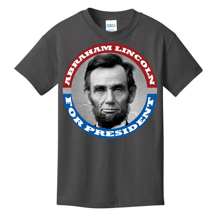 Abraham Abe Lincoln For President Retro Kids T-Shirt