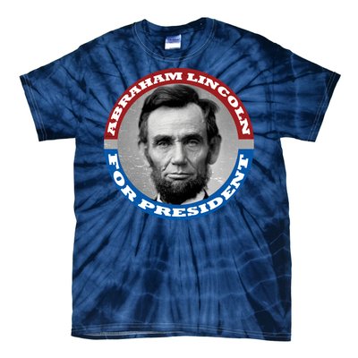 Abraham Abe Lincoln For President Retro Tie-Dye T-Shirt