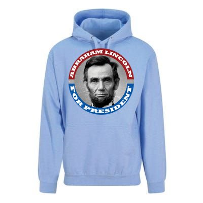 Abraham Abe Lincoln For President Retro Unisex Surf Hoodie