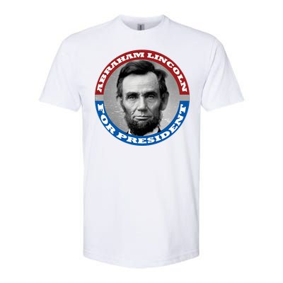 Abraham Abe Lincoln For President Retro Softstyle CVC T-Shirt