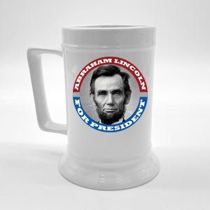 Abraham Abe Lincoln For President Retro Beer Stein