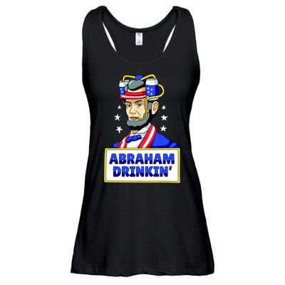 Abraham Drinkin Ladies Essential Flowy Tank