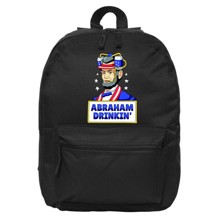 Abraham Drinkin 16 in Basic Backpack