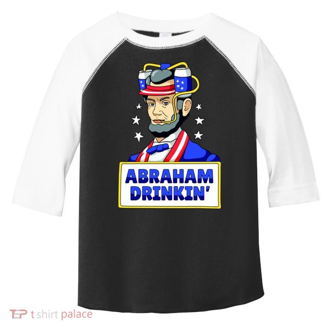 Abraham Drinkin Toddler Fine Jersey T-Shirt