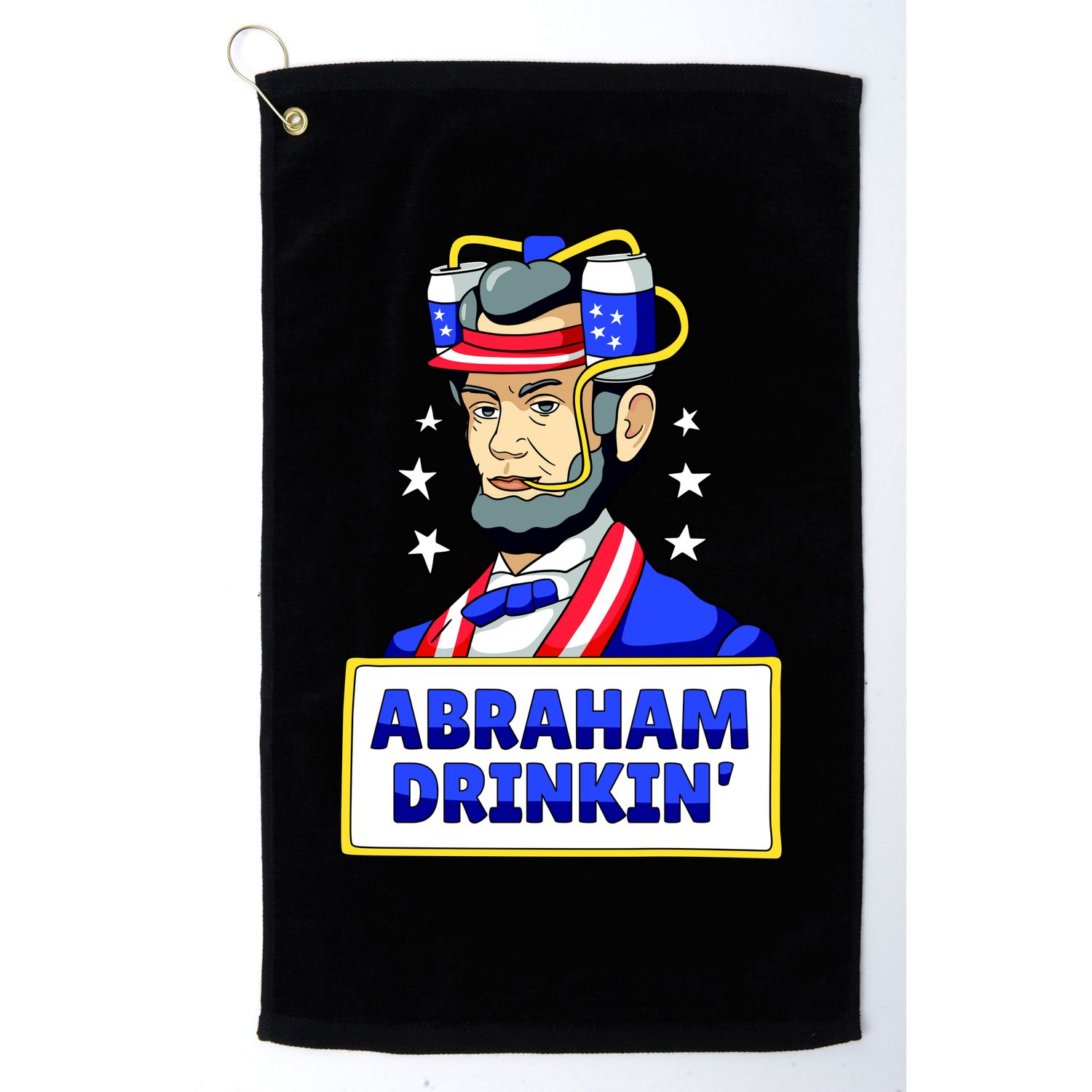 Abraham Drinkin Golf Towel