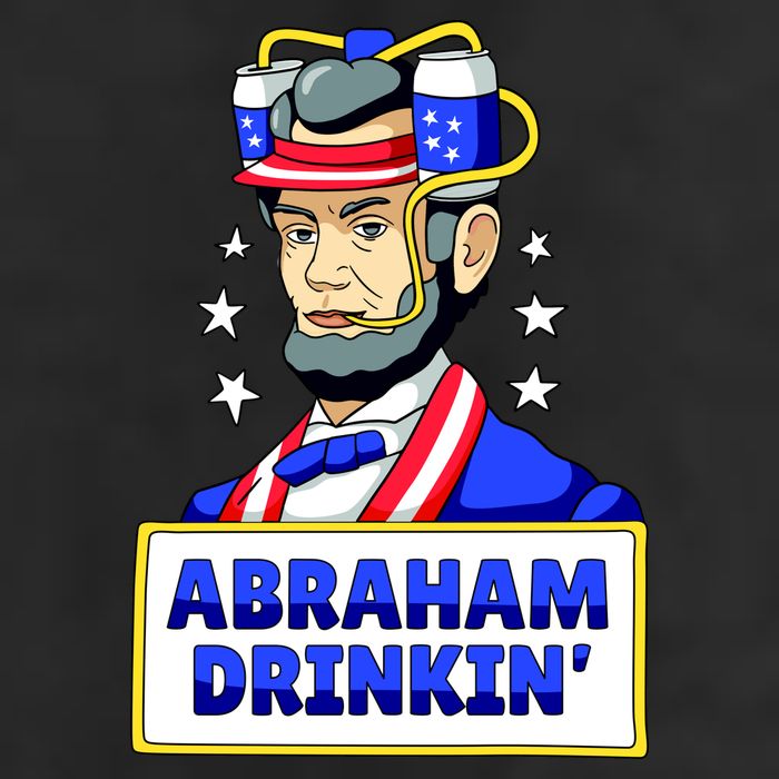 Abraham Drinkin Golf Towel