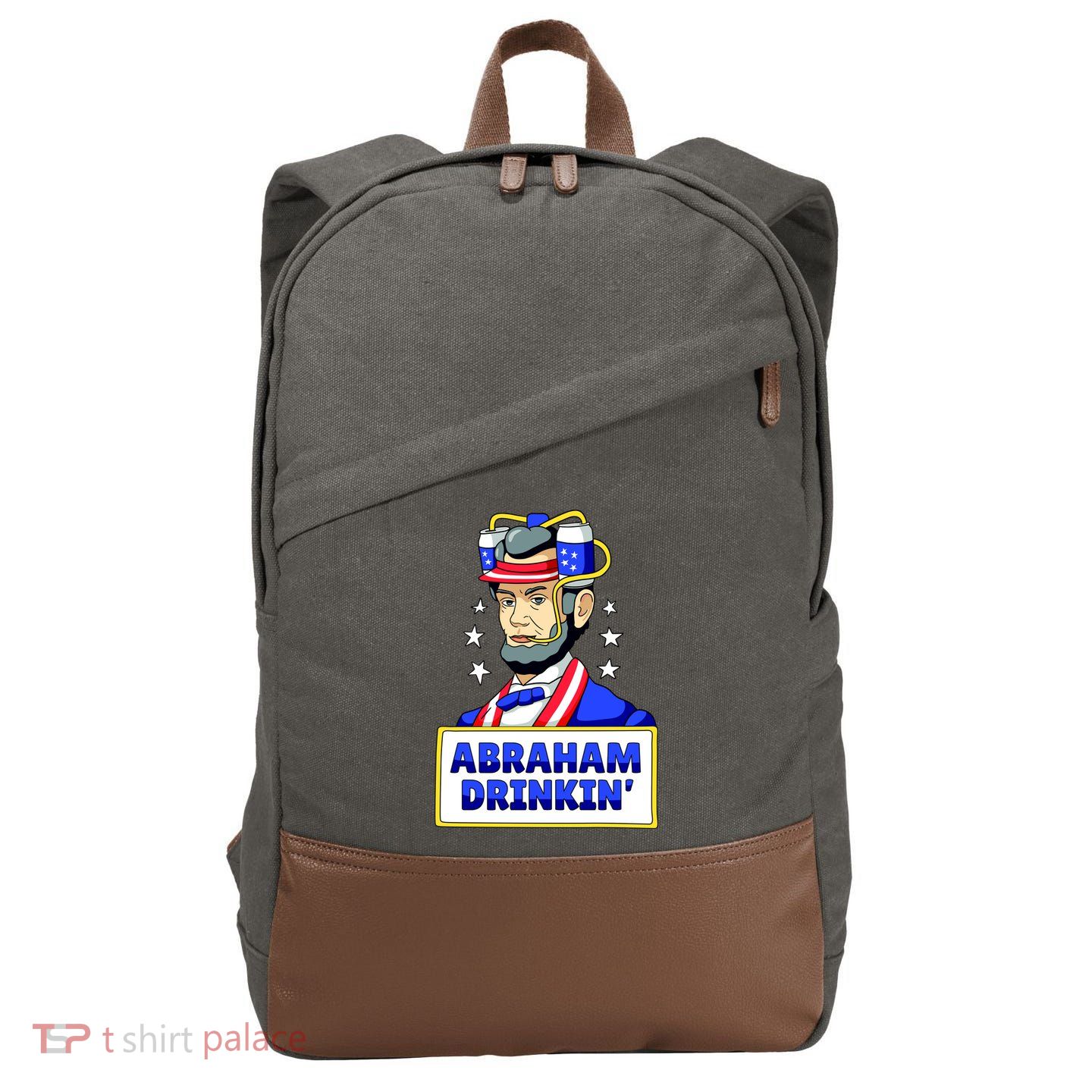 Abraham Drinkin Cotton Canvas Backpack