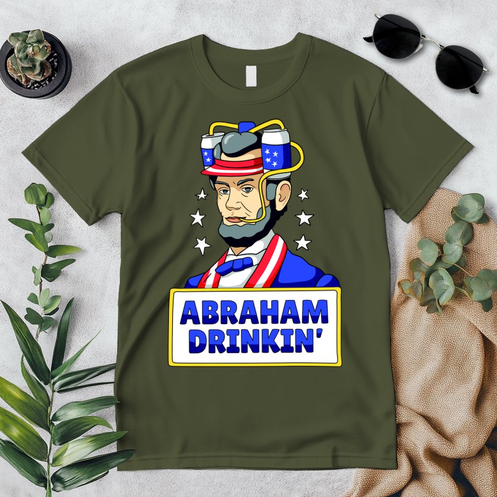 Abraham Drinkin Premium T-Shirt