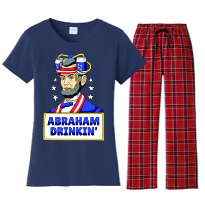 Abraham Drinkin Women's Flannel Pajama Set