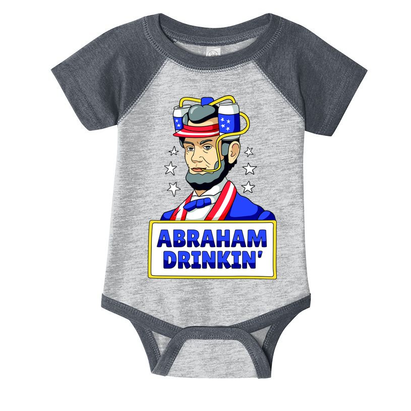 Abraham Drinkin Infant Baby Jersey Bodysuit