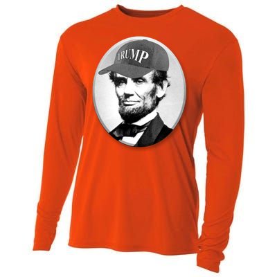 Abraham Lincoln For Trump Cooling Performance Long Sleeve Crew