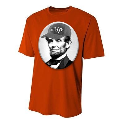 Abraham Lincoln For Trump Performance Sprint T-Shirt