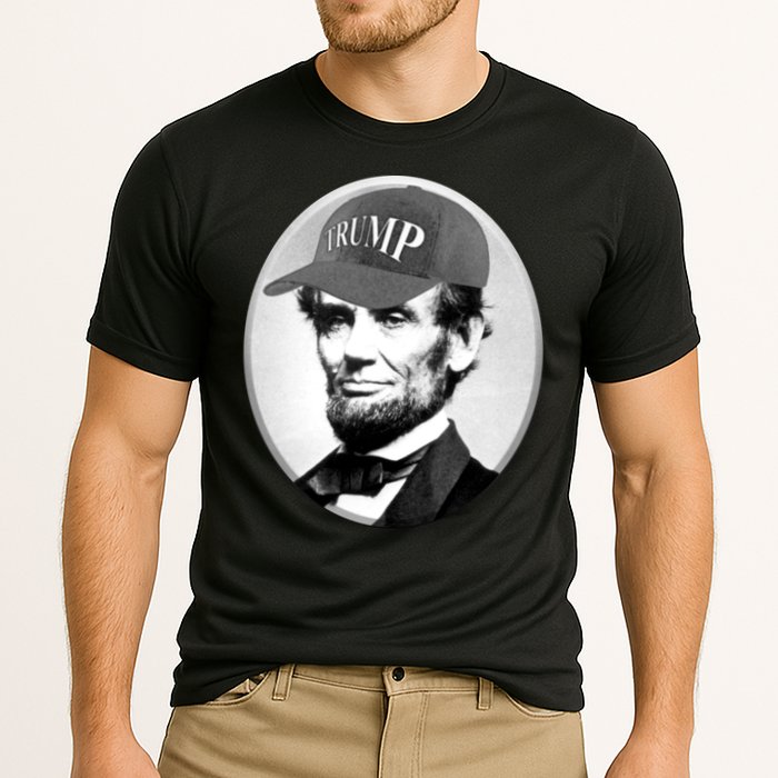 Abraham Lincoln For Trump Cooling Performance Crew T-Shirt