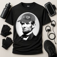 Abraham Lincoln For Trump Cooling Performance Crew T-Shirt