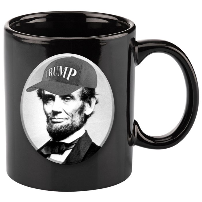 Abraham Lincoln For Trump 11oz C Handle Ceramic Mug