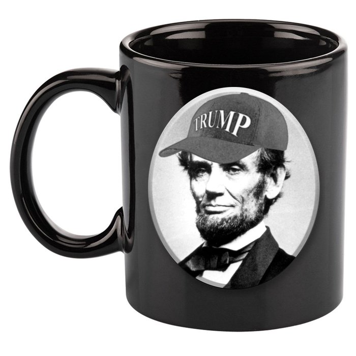 Abraham Lincoln For Trump 11oz C Handle Ceramic Mug