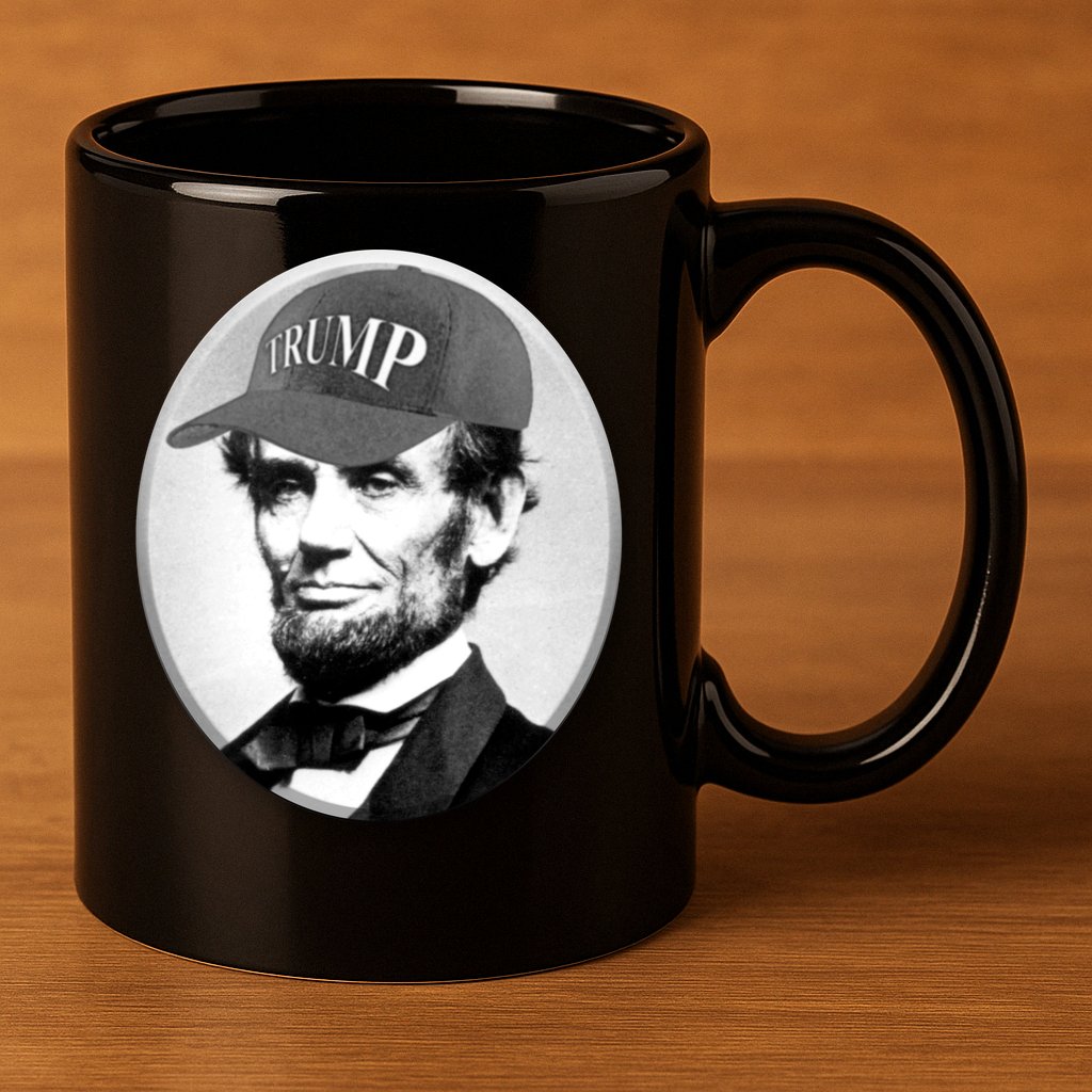 Abraham Lincoln For Trump 11oz C Handle Ceramic Mug