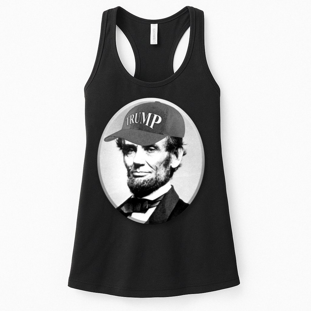 Abraham Lincoln For Trump Womens Tank Top