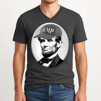 Abraham Lincoln For Trump V-Neck T-Shirt