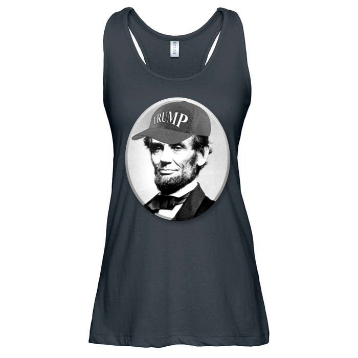 Abraham Lincoln For Trump Ladies Essential Flowy Tank