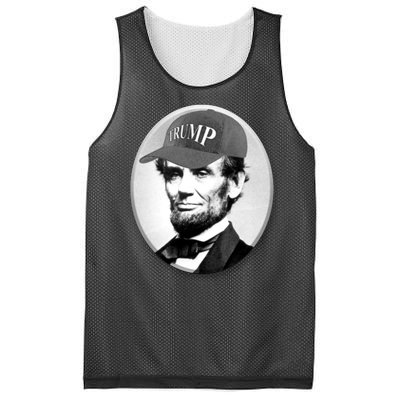 Abraham Lincoln For Trump Mesh Reversible Basketball Jersey Tank