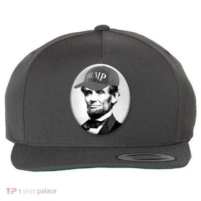 Abraham Lincoln For Trump Wool Snapback Cap