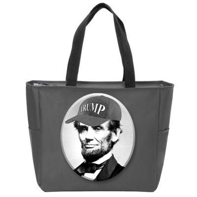 Abraham Lincoln For Trump Zip Tote Bag