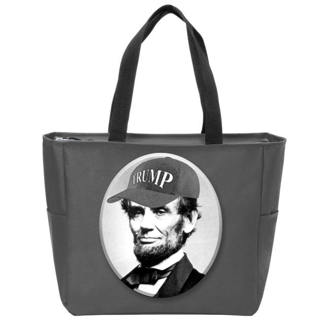 Abraham Lincoln For Trump Zip Tote Bag