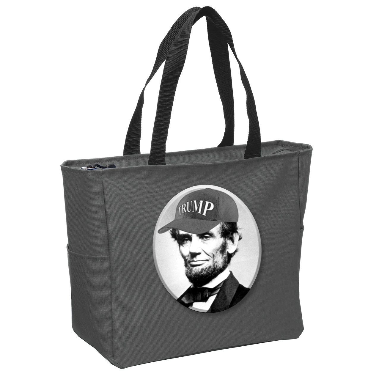 Abraham Lincoln For Trump Zip Tote Bag