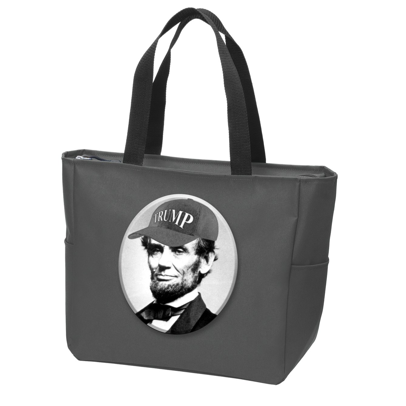 Abraham Lincoln For Trump Zip Tote Bag