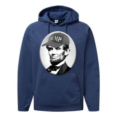 Abraham Lincoln For Trump Performance Fleece Hoodie