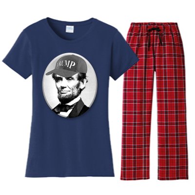 Abraham Lincoln For Trump Women's Flannel Pajama Set