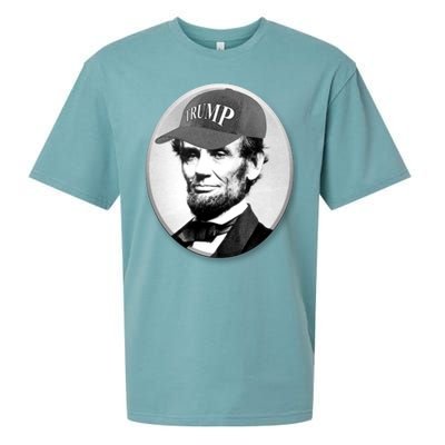 Abraham Lincoln For Trump Sueded Cloud Jersey T-Shirt