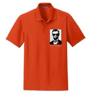 Abraham Lincoln Haters Gonna Hate Dry Zone Grid Polo