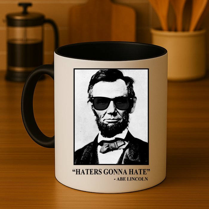 Abraham Lincoln Haters Gonna Hate Mug