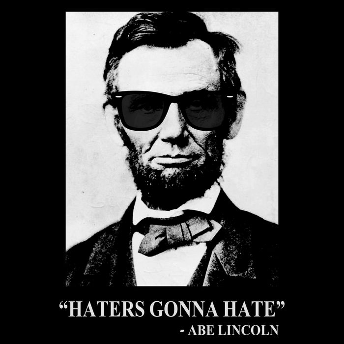 Abraham Lincoln Haters Gonna Hate Visor