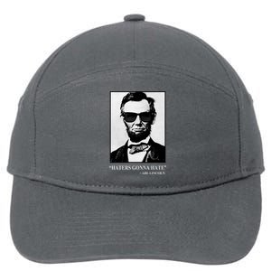 Abraham Lincoln Haters Gonna Hate 7-Panel Snapback Hat