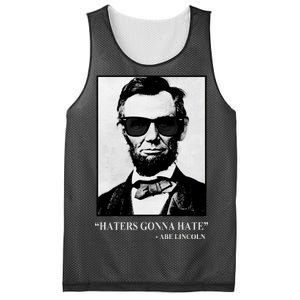 Abraham Lincoln Haters Gonna Hate Mesh Reversible Basketball Jersey Tank