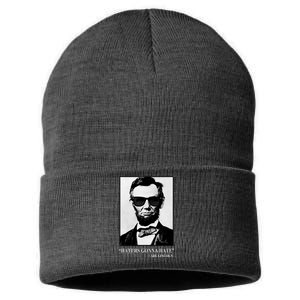 Abraham Lincoln Haters Gonna Hate Sustainable Knit Beanie