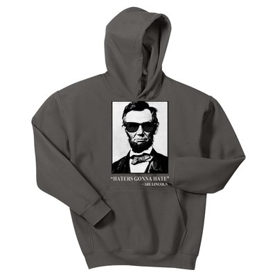 Abraham Lincoln Haters Gonna Hate Kids Hoodie