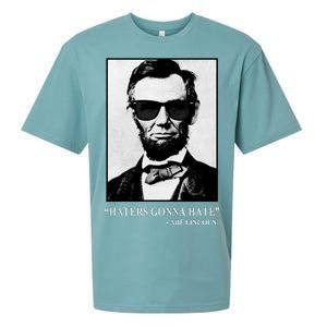 Abraham Lincoln Haters Gonna Hate Sueded Cloud Jersey T-Shirt