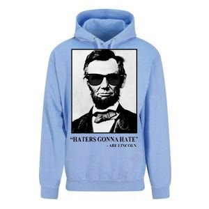 Abraham Lincoln Haters Gonna Hate Unisex Surf Hoodie