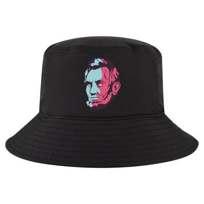 Abraham Lincoln Head Cool Comfort Performance Bucket Hat